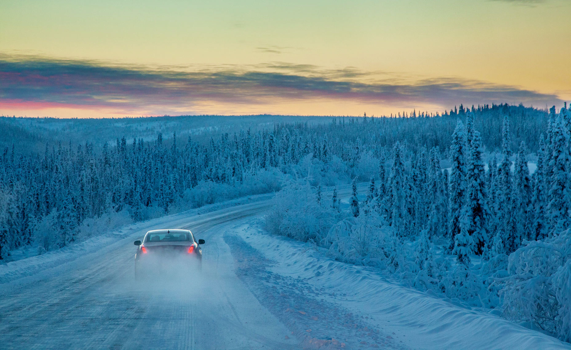 Jaguar XJ in the Arctic